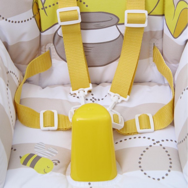 Стульчик для кормления Polini kids Disney baby 470 Медвежонок Винни "Чудестный день" желтый Стульчик для кормления Polini kids Disney baby 470 Медвежонок Винни "Чудестный день" желтый